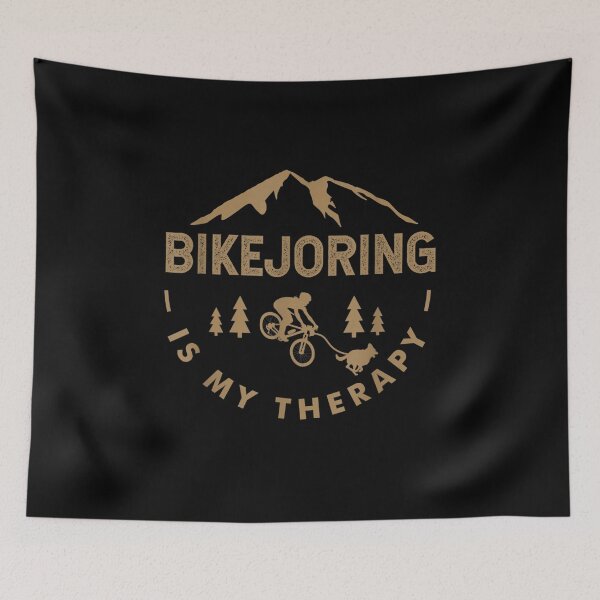 Item preview, Bikejoring Is My Therapy For A Bikejoring Dog Pulling Gift  designed and sold by rubysheila.