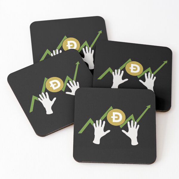 Item preview, Dogecoin money cryptocurrency hold diamond hands designed and sold by Sellery-GbR.