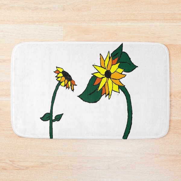 Item preview, Perfectly imperfect sunflower designed and sold by Aditi Joshi.