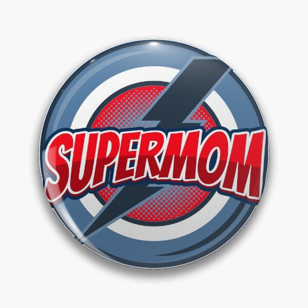 Artikelvorschau, Supermom für super Mutter entworfen und verkauft von PG Illustration.