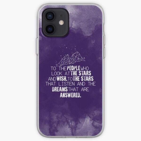 A Court of Mist & Fury - To the people who look at the stars... iPhone Soft Case