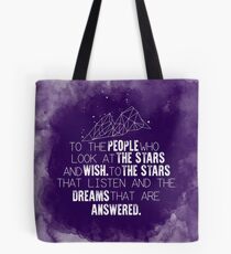 A Court of Mist & Fury - To the people who look at the stars... Tote Bag