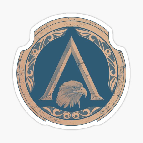 Steinadler Adler von Sparta Sticker