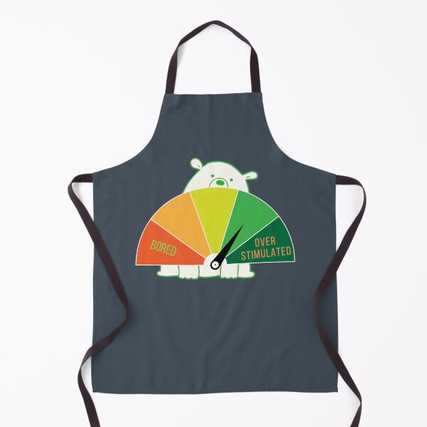 Item preview, Bored Overstimulated mood polar bear designed and sold by chihuahuashower.