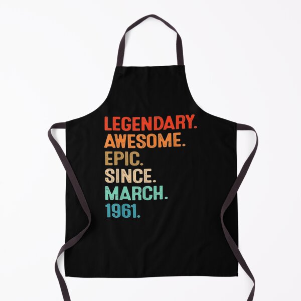 Item preview, Vintage Legendary Awesome Since March 1961 60th Birthday designed and sold by christinero2.