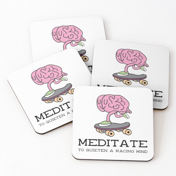 Item preview, MEDITATE TO QUIETEN A RACING MIND designed and sold by DomGDesign.