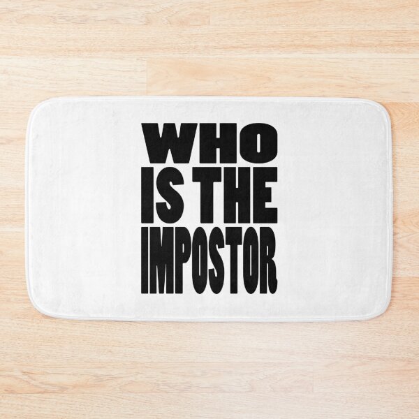 Item preview, WHO IS THE IMPOSTOR | Gaming geeky typography designed and sold by Cevil.