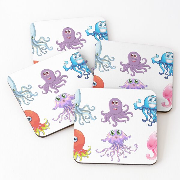 Item preview, Octopus cartoon-Water life  designed and sold by Little Art Gallery.
