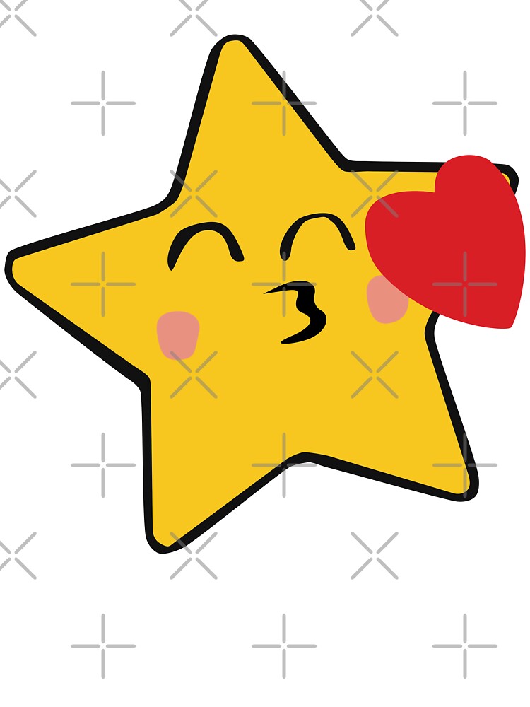 Lindo bebé beso de estrella de mar Camiseta para niños