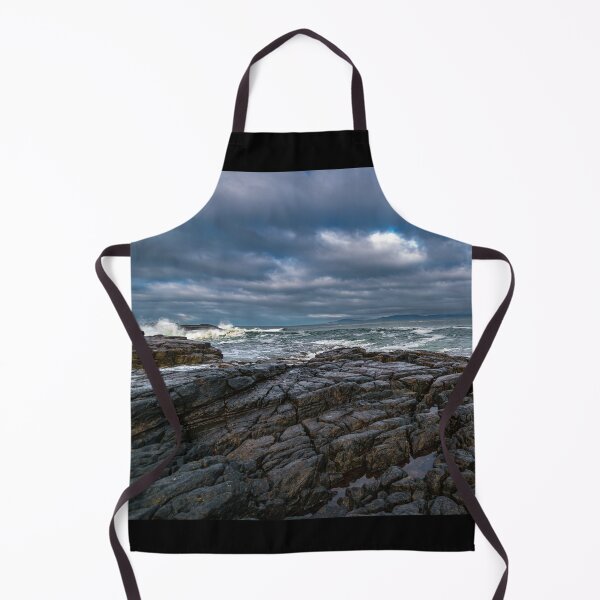 Item preview, The Atlantic ocean waves crashing in to the cliffs of Creavy pier on the west coast of Ireland in County Donegal designed and sold by AlbertMi.