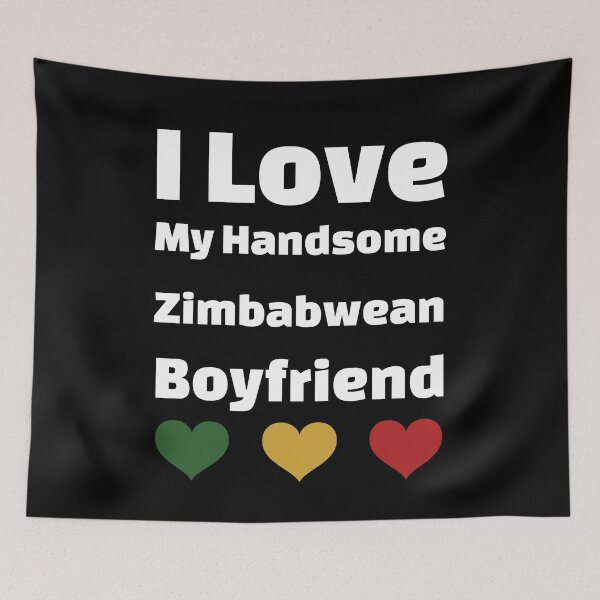 Item preview, I Love My Handsome Zimbabwean Boyfriend - Zimbabwe Boyfriend designed and sold by DiceNLDesigns.
