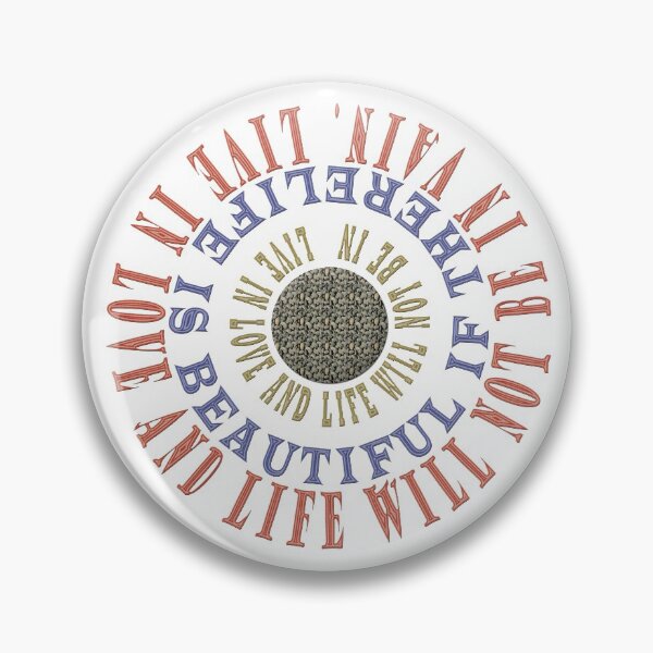 Item preview, Live in love and life will not be in vain designed and sold by Tarsalla.