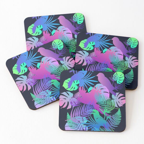 Item preview, Composition neon birds designed and sold by Karpik-HOME.