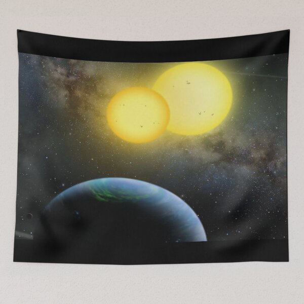 Item preview, Two Sun Fantasy in outer space designed and sold by dreamofdenim.