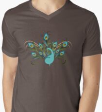 Just a Peacock - Tee Men's V-Neck T-Shirt