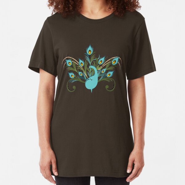 Just a Peacock - Tee Slim Fit T-Shirt