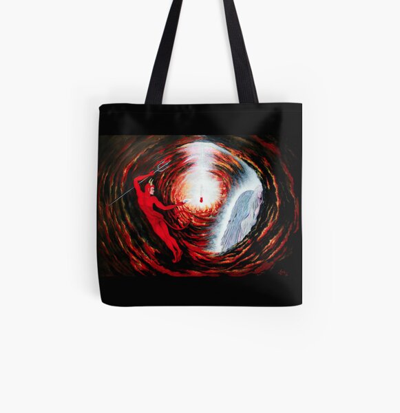 Fallen Angels All Over Print Tote Bag