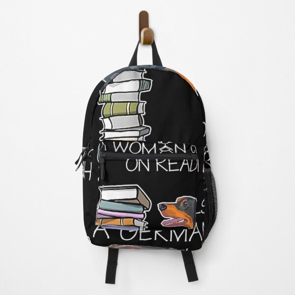 Item preview, A Woman Cannot Survive On Reading Alone German Pinscher Dog designed and sold by christinero2.