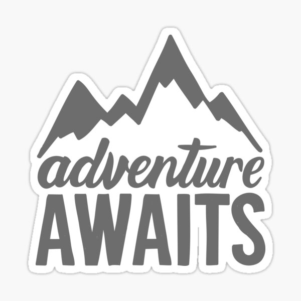 Adventure Awaits Sticker
