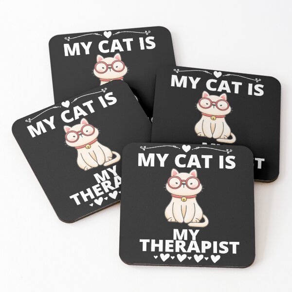 Item preview, My Cat Is My Therapist designed and sold by Martin-bivert.