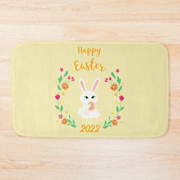 Item preview, Happy Easter 2022 Orange Text designed and sold by MottoDigging.