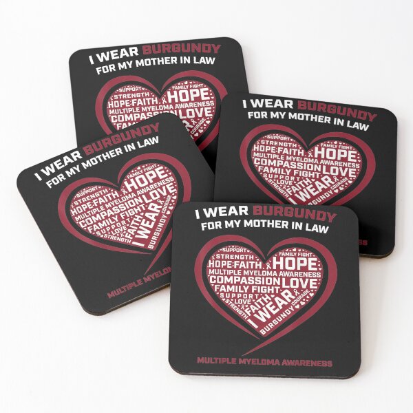 Item preview, I Wear Burgundy For Mother In Law Multiple Myeloma Awareness  designed and sold by christinero2.