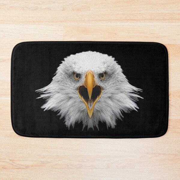 Item preview, bald eagle head, raptorial bird designed and sold by Kirei-Lily.