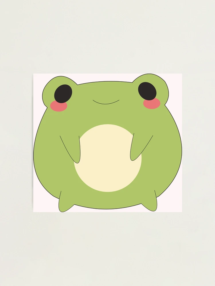 Cute Kawaii Frog Poster for Sale by kevsdesigns