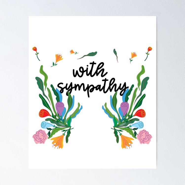 with sympathy, with deepest sympathy, sorry for your loss, card