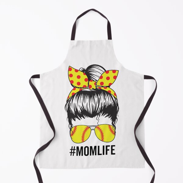 Item preview, Mom life Softball Lover Funny Mom Messy Bun with Sunglasses Mothers Day designed and sold by clothesy7.