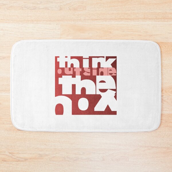 Item preview, Think outside the box - Cube design - Pink designed and sold by crazycollective.