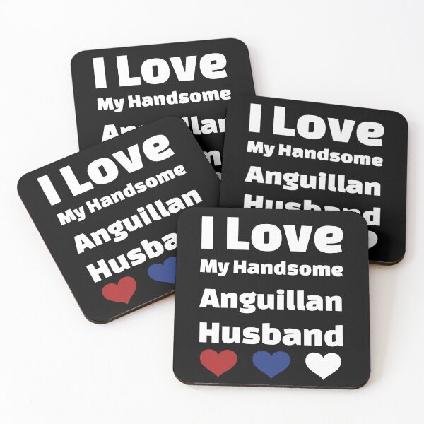 Item preview, I Love My Handsome Anguillan Husband - Anguilla Husband designed and sold by DiceNLDesigns.