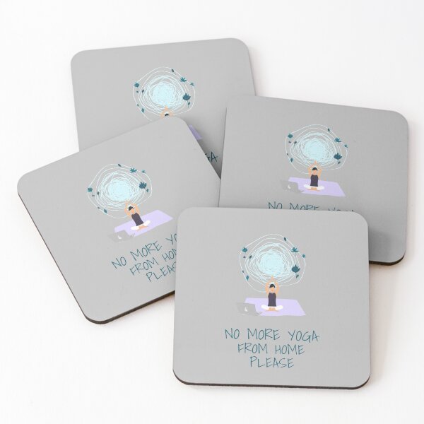 Item preview, No more yoga from home please - dark font designed and sold by HobbiesAndFun.