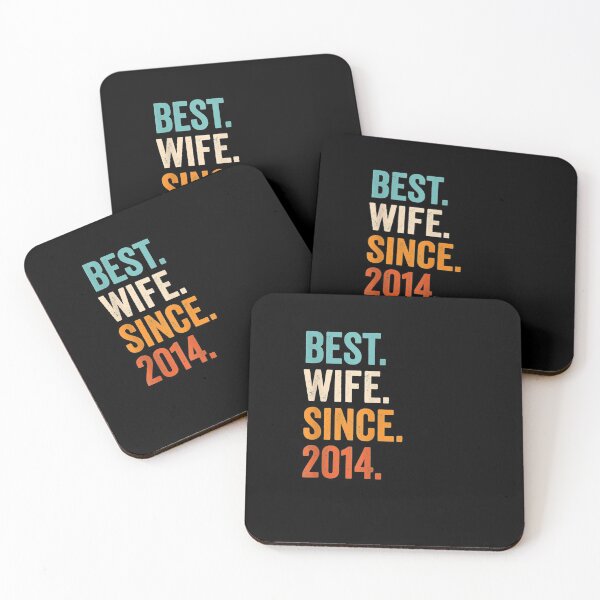 Item preview, Best Wife Since 2014 7th Wedding Anniversary  designed and sold by christinero2.