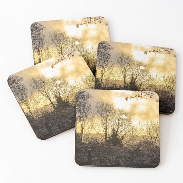 Artikelvorschau, Sonnenaufgang im Spätwinter in Knowbury entworfen und verkauft von HalcyonPrints.