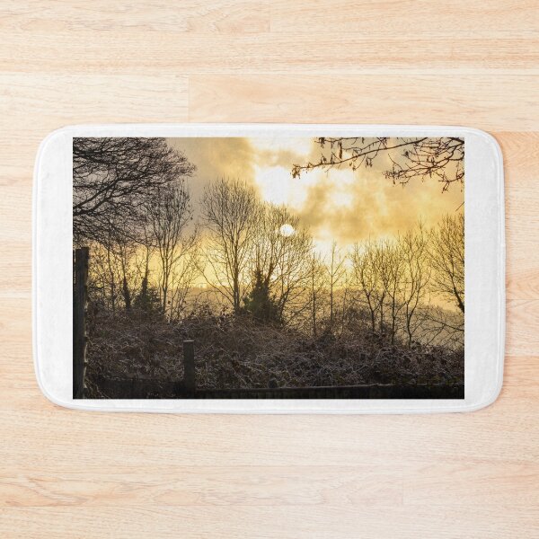 Item preview, Late winter sunrise in Knowbury designed and sold by HalcyonPrints.