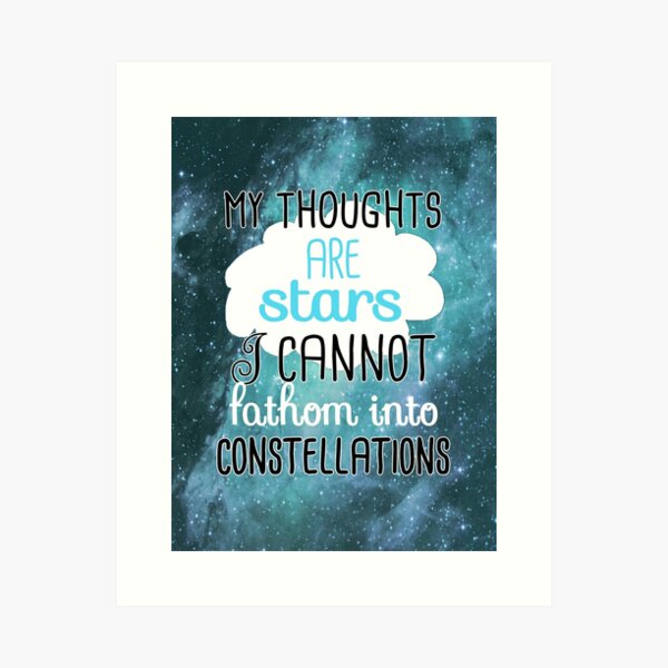 Item preview, My Thoughts Are Stars designed and sold by Tangerine-Tane.