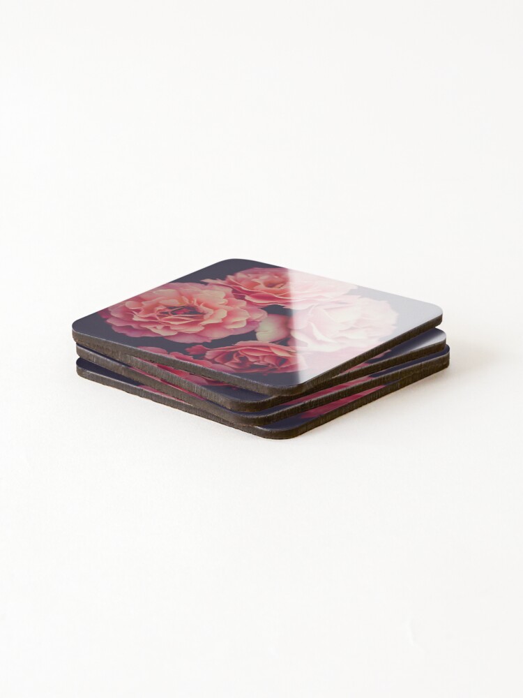 Thumbnail 4 of 5, Coasters (Set of 4), Flowers designed and sold by Rtistica.
