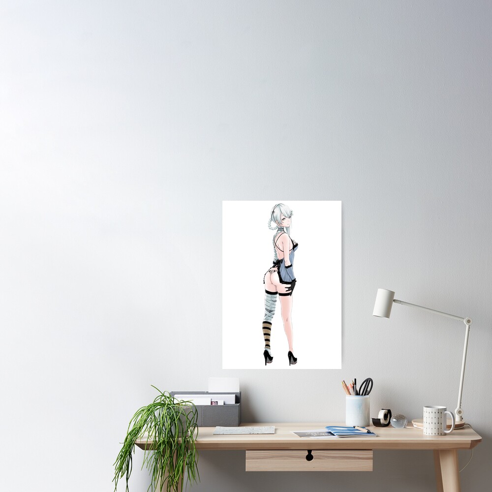 Sexy Kaine Ass Nier Replicant Remake 2021 Gestalt Poster By Miroteiempire Redbubble 2890