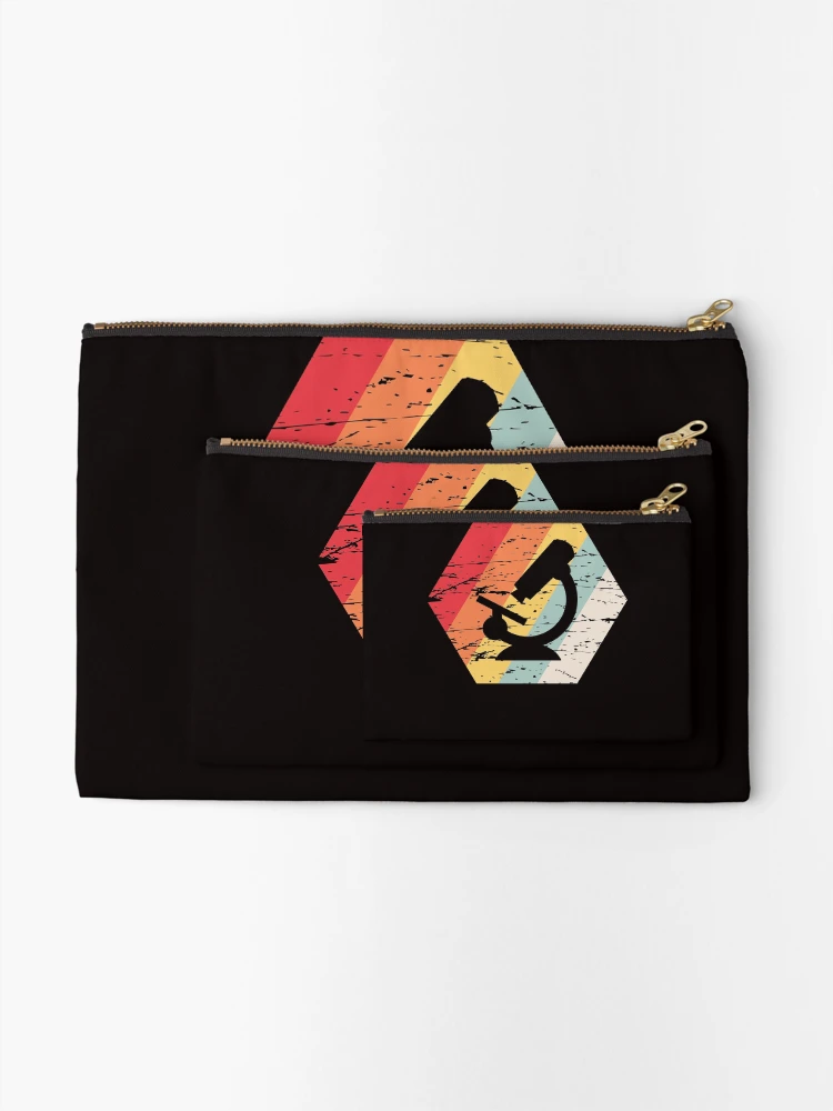 Thumbnail 2 of 4, Zipper Pouch, Microscope, Science designed and sold by PrintableHumour.