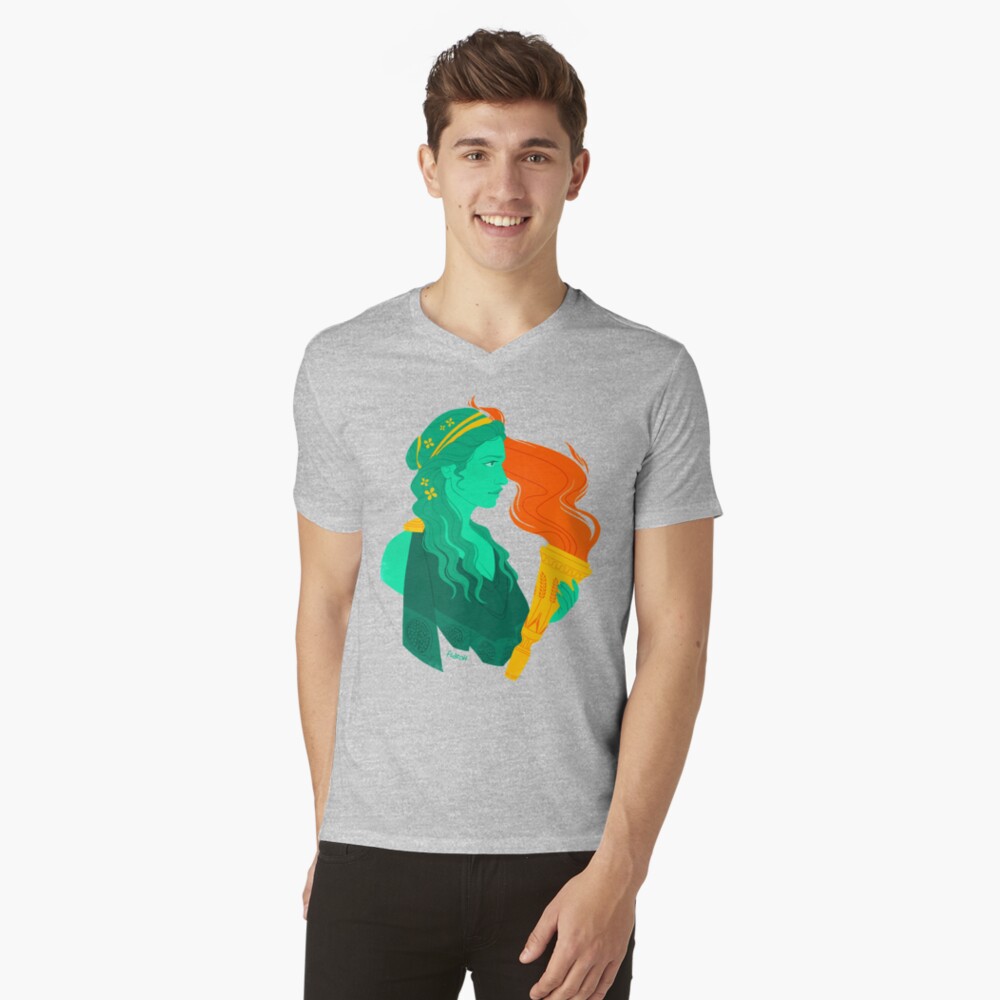 Item preview, V-Neck T-Shirt designed and sold by flaroh.