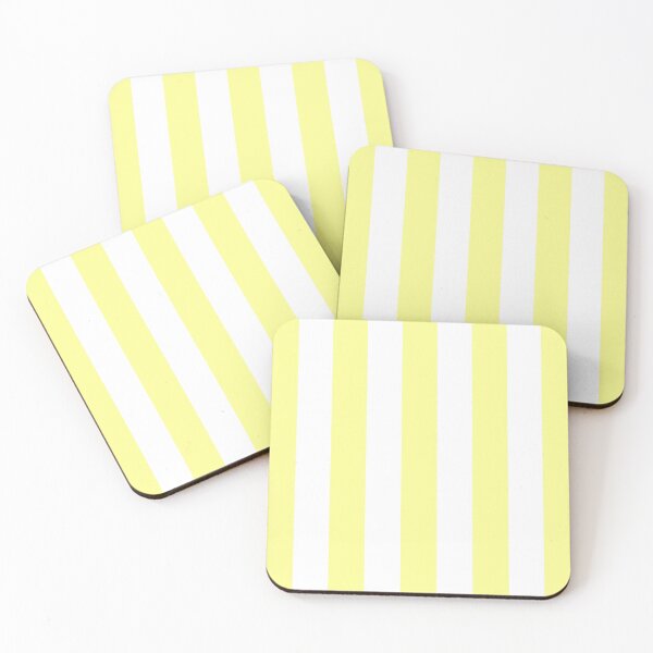 Item preview, Medium YELLOW and WHITE Vertical STRIPES designed and sold by RachelMacht.