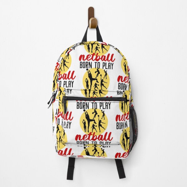 Item preview, Born to play netball - for your favourite netball coach and netball player in Aboriginal Koori colours designed and sold by meraviglioso.