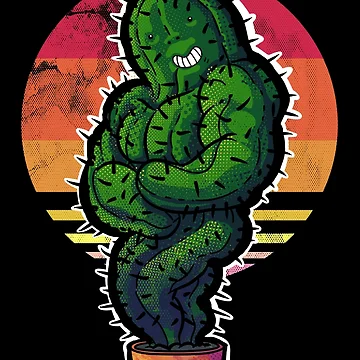 Artwork thumbnail, Abs In Progress Incomplete Cactus man by Walkcircle