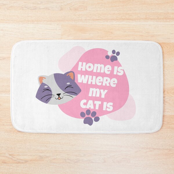 Item preview, HOME IS WHERE MY CAT IS designed and sold by Slaystyle.