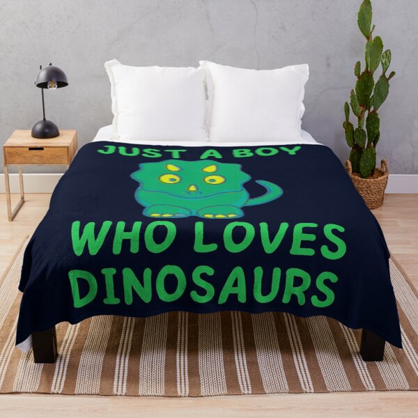 Item preview, Just a Boy Who Loves Dinosaurs designed and sold by DesignsofNote.