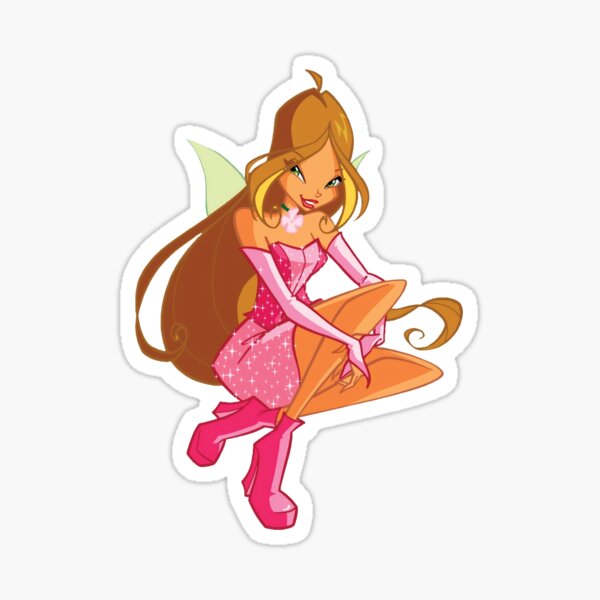 Flora Fairy Winx Club Sticker
