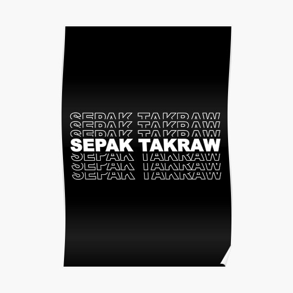 Sepak Takraw Posters  Redbubble