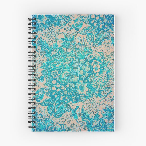 Item preview, Turquoise blue retro pattern vintage designed and sold by Birdhead.