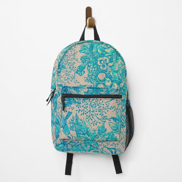 Item preview, Turquoise blue retro pattern vintage designed and sold by Birdhead.